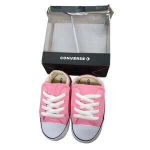 Converse First Star Pink Newborn Crib Infants Girls Babies Shoes Booties Size 4